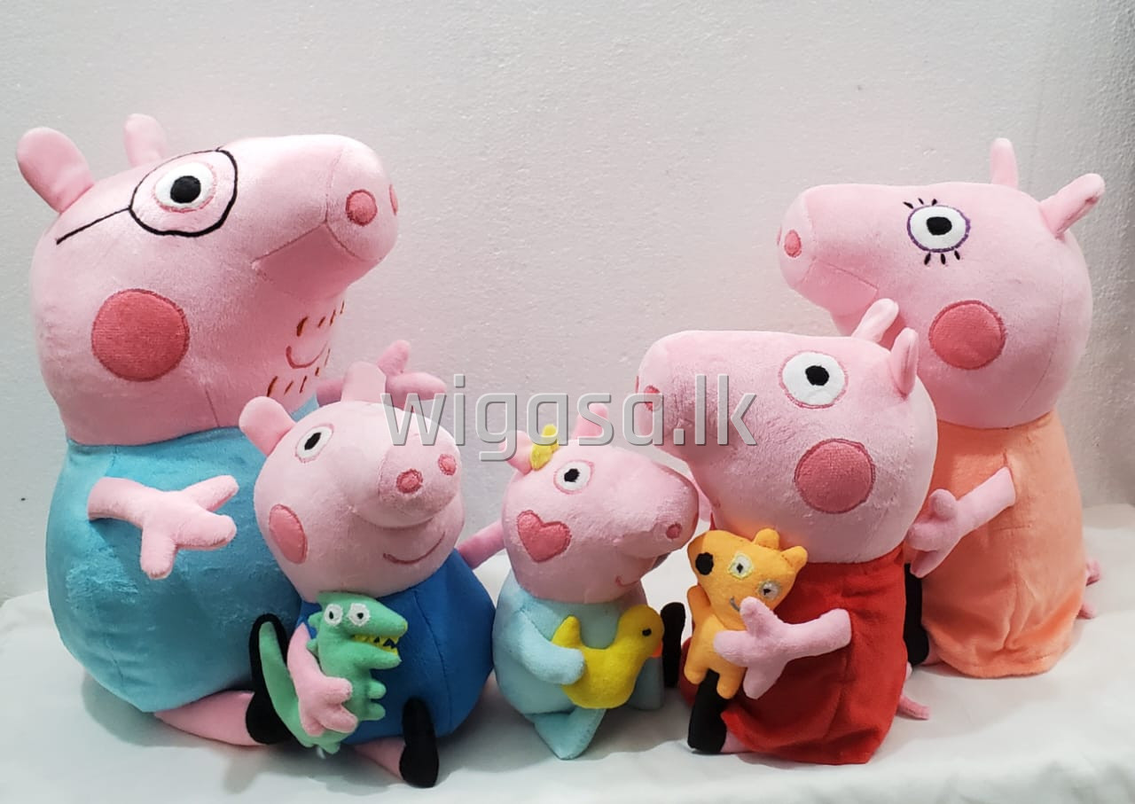 Handmade Character Soft Toys Peppa Pig Family
